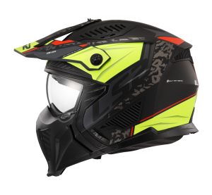 LS2 OF606 DRIFTER DEVOR M.BLACK H-V YELLOW-06