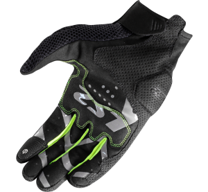 LS2 RAY II MAN GLOVES BLACK H-V YELLOW