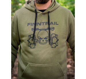 Finntrail Hoody ATV skull Khaki