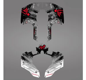 GRAPHIC STICKER KIT for Segway AT5-L grey