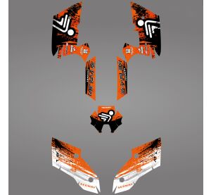 GRAPHIC STICKER KIT for Segway AT5-L LIGHT ORANGE