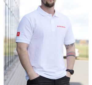 SEGWAY POWERSPORTS White Men Polo T-shirt