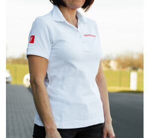 SEGWAY POWERSPORTS White Women Polo T-shirt