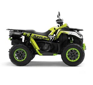 GRAPHIC STICKER KIT for Segway Snarler AT6-L green neon