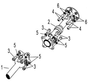 FRONT & REAR KNUCKLE ASSY