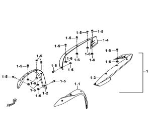 FENDER SIDE RAIL ASSY.(OPTION)