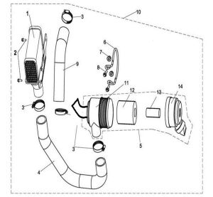 AIR INTAKE EXPLODED VIEW Ver.24