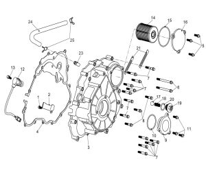 LEFT CRANKCASE COVER