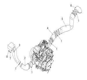 CVT AIR SHROUD (USED FOR ATV WITH EPS)