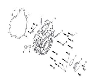 LEFT CRANKCASE COVER