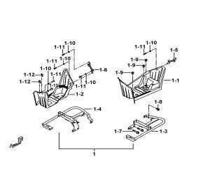 FOOT BOARD COMPLETE(OPTION)