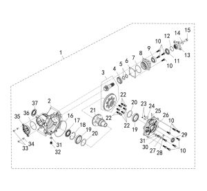REAR AXLE ASSY