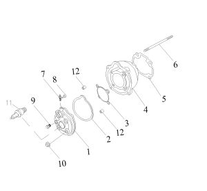 Cylinder, Cylinder Head, Spark Plug
