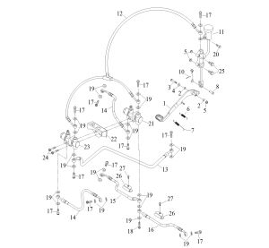 BRAKE OIL TUBE ( Double Hand Brake)