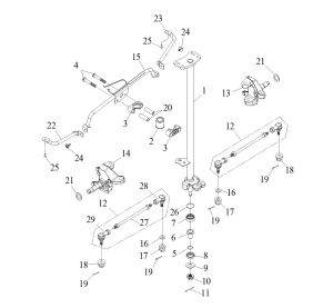 STEERING, SHAFT, LINK
