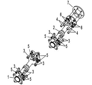 FRONT AND REAR KNUCKLE ASSY