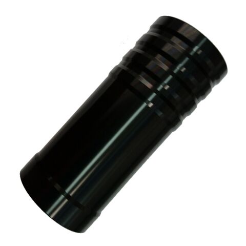 Reservoir: (T) (1.834 Bore, 5.000 TLG) Al 6061, Black Ano III, Threaded ID, Multi step CD,