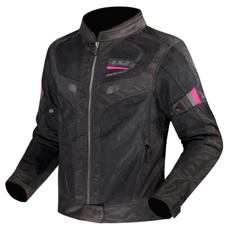 LS2 GARDA AIR LADY JACKET BLACK PINK 4XL