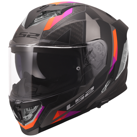 LS2 FF818 STORM III SPORTY GREY PURPLE L