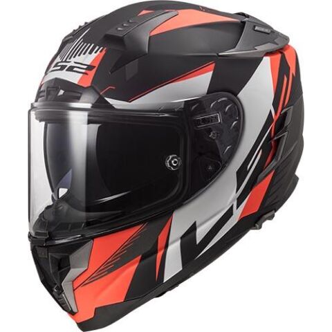 LS2 FF327 CHALLENGER SQUADRON MATT FLUO ORANGE (PINLOCK) XXL