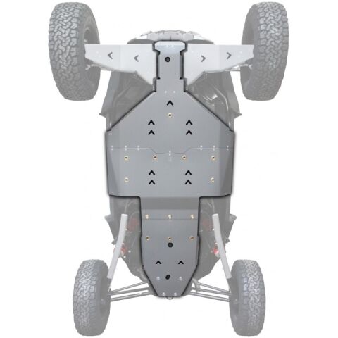 XRW SKID PLATES KIT ALU - POLARIS RZR TURBO S 2018