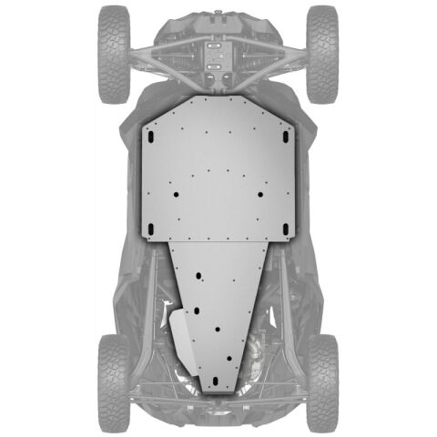 XRW SKID PLATES KIT ALU 6mm - CAN-AM MAVERICK R (2024+)