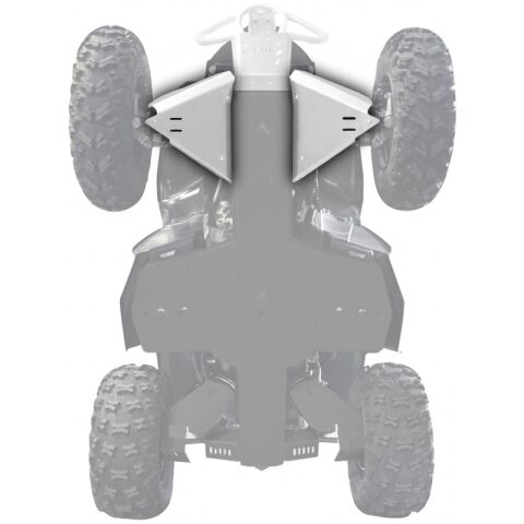 XRW FRONT A-ARM GUARDS ALU - RENEGADE 650/1000 XXC 2017