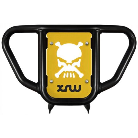 XRW FRONT BUMPER XR9 BLACK PHD YELLOW - YAMAHA YFM 700R