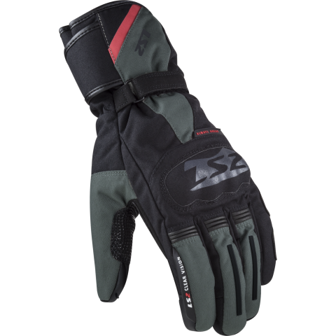 LS2 SNOW MAN GLOVES BLACK GREEN S