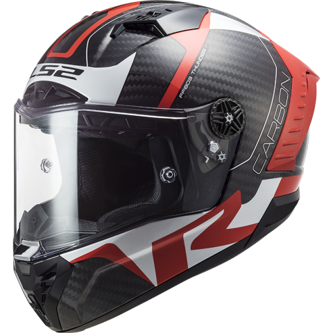 LS2 FF805 THUNDER C RACING1 GL.RED WHITE