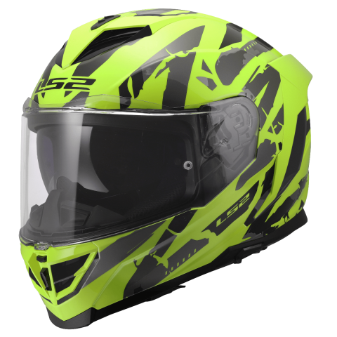 LS2 FF818 STORM III KAOS H-V YELLOW L