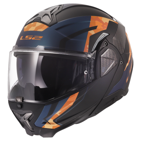 LS2 FF910 ADVANT II GLIDE BLACK ORANGE S