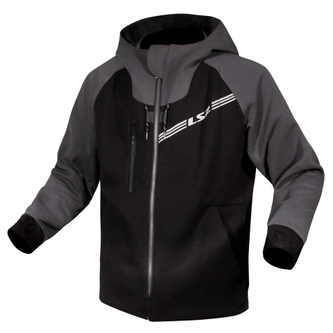 LS2 THROTTLE MAN JACKET BLACK DARK GREY L