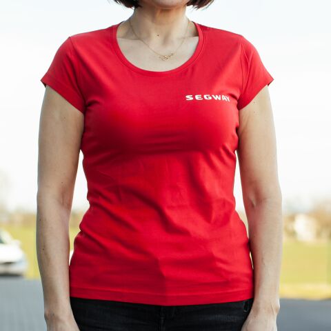 SEGWAY POWERSPORTS Red Women T-shirt L