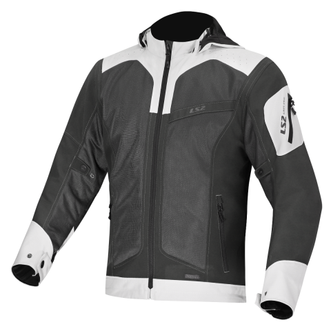 LS2 BOLTON AIR MAN JACKET GREEN GREY M