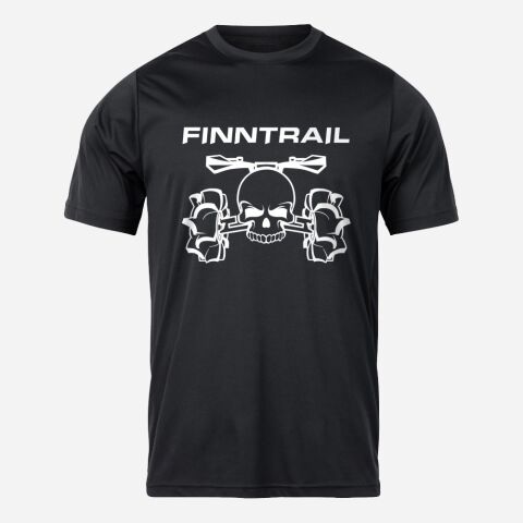 Finntrail T-shirt ATV skull Black XL