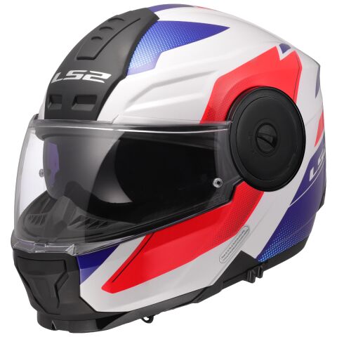 LS2 FF902 SCOPE II DURIA WHITE BLUE RED-06 XL