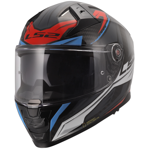 LS2 FF811 VECTOR II C SAVAGE WHITE BLUE RED-06 4XL