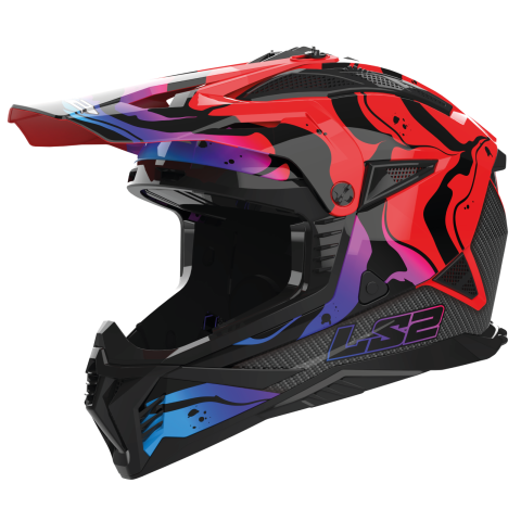 LS2 MX708 FAST II WASH RED-06 L