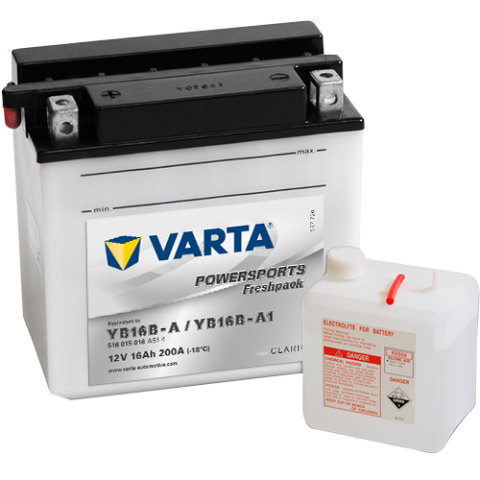 Varta 12V/16Ah-moto (YB16B-A/AB16B-A1) Freshpack