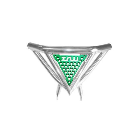 XRW BUMPER XR10 POLISHED PHD GREEN - CAN-AM DS 650