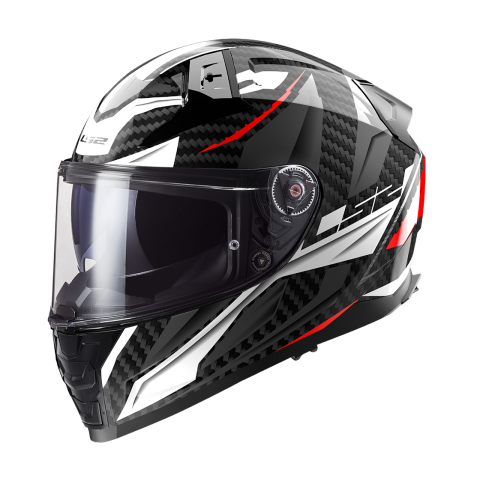 LS2 FF811 VECTOR II C SAVAGE WHITE RED GREY-06 L