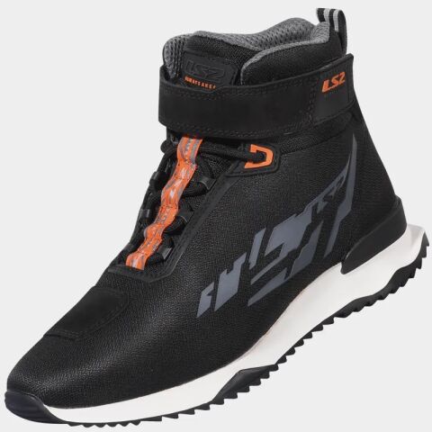 LS2 ACRUX MAN BOOTS BLACK H-V ORANGE 42