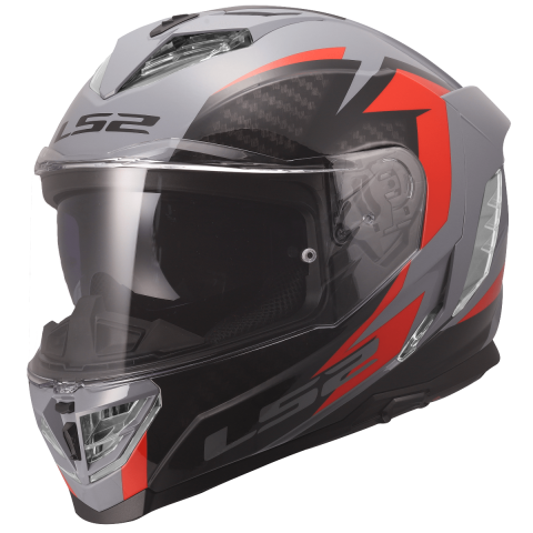 LS2 FF818 STORM III DYNAMO GREY RED L