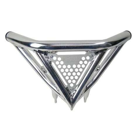 XRW BUMPER XR10 POLISHED ALU PLATE - DINLI DMX 450