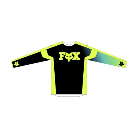 FOX 360 Streak Jersey - M, Black/Yellow MX24