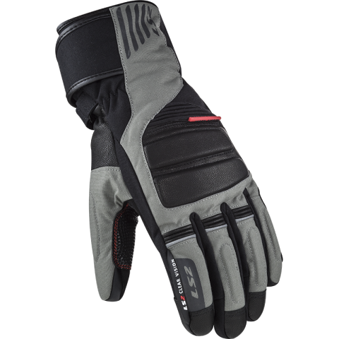 LS2 FROST MAN GLOVES BLACK GREY S
