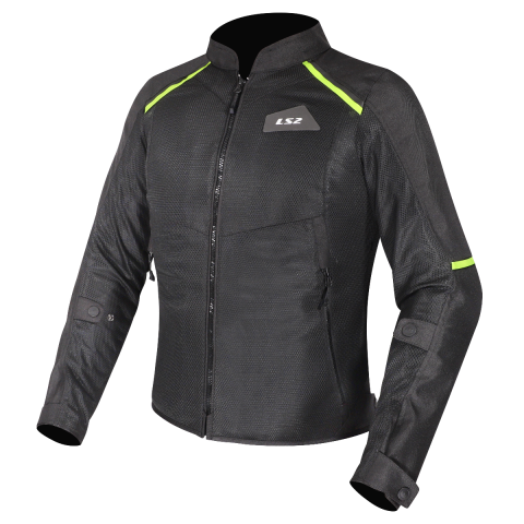 LS2 BREEZE LADY JACKET BLACK YELLOW