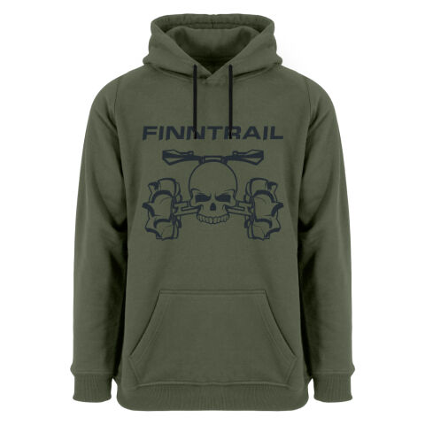 Finntrail Hoody ATV skull Khaki