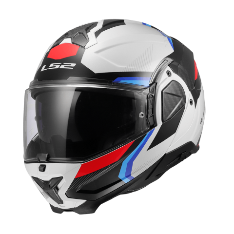 LS2 FF910 ADVANT II TRIPLE WHITE BLUE RED M